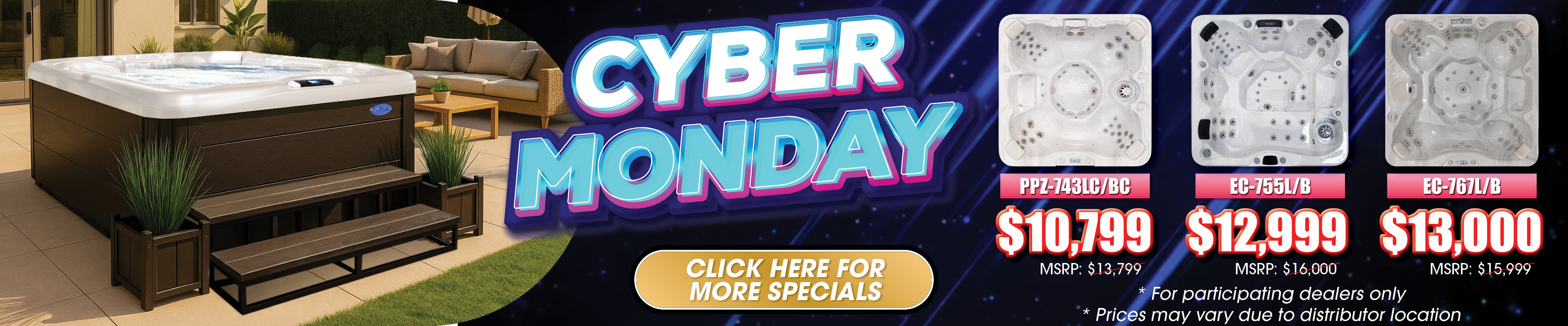 Calspas hot tub being used in a family setting - Hamilton